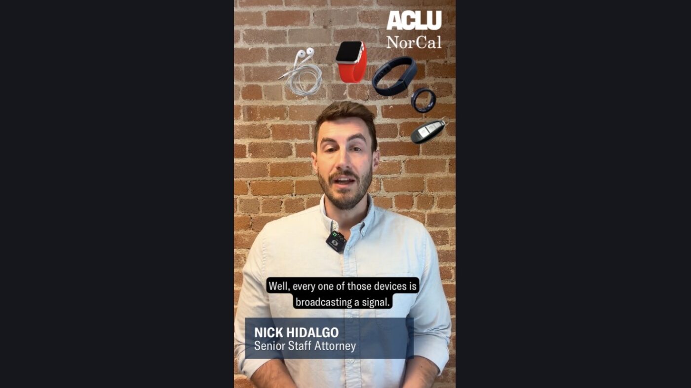 screenshot of ACLU attorney