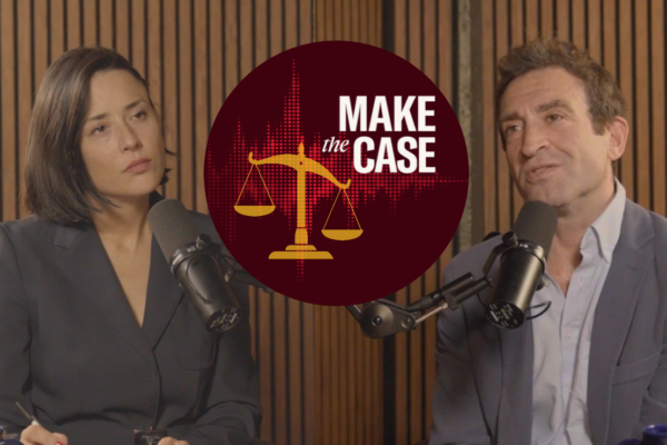 Podcast thumbnail with Carmen King and Avi Frey